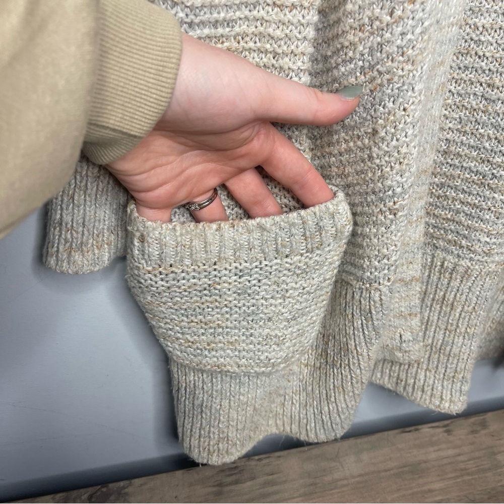 New York & Company Cardigan with Buttons and Pockets (Large) - Picture 3 of 6